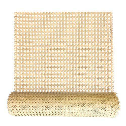 Wiener Geflecht 40cm X 500cm Wiener Geflecht Meterware,Cane Webbing Rattan Roll,Kunststoff Wiener Geflecht Flechtmatten for Rattan Craftsmen,Handgemachtes PE Rattan Geflecht für DIY Möbeldekoration von ALLINKIT