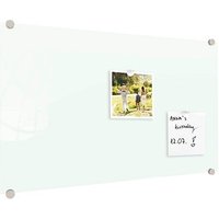 ALLboards Glas-Magnettafel 100,0 x 70,0 cm weiß von ALLboards