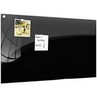 ALLboards Glas-Magnettafel 150,0 x 100,0 cm schwarz von ALLboards