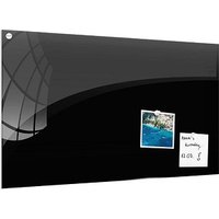 ALLboards Glas-Magnettafel 180,0 x 120,0 cm schwarz von ALLboards