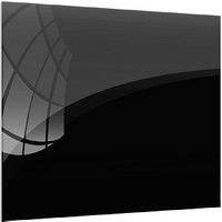 ALLboards Glas-Magnettafel 50,0 x 50,0 cm schwarz von ALLboards