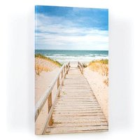 ALLboards Magnettafel CANVASboards 90,0 x 60,0 cm Weg zum Strand von ALLboards