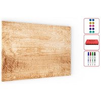 ALLboards Magnettafel 90,0 x 60,0 cm braun von ALLboards