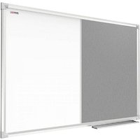 ALLboards Whiteboard-Pinnwand 120,0 x 90,0 cm Textil weiß von ALLboards