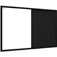 ALLboards Whiteboard-Pinnwand 60,0 x 40,0 cm Textil schwarz von ALLboards