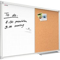 ALLboards Whiteboard-Pinnwand 60,0 x 40,0 cm Textil weiß von ALLboards