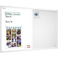 ALLboards Whiteboard-Pinnwand 60,0 x 40,0 cm Textil weiß von ALLboards