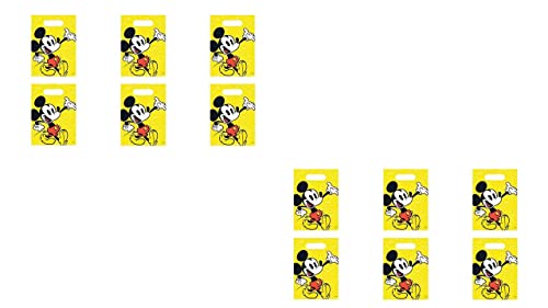 ALMACENESADAN 8435510347383 4738 Party-Set Disney Mickey bestehend aus 12 Partybag, Partytüten und Geburtstage, Maße 16 x 23 cm von ALMACENESADAN