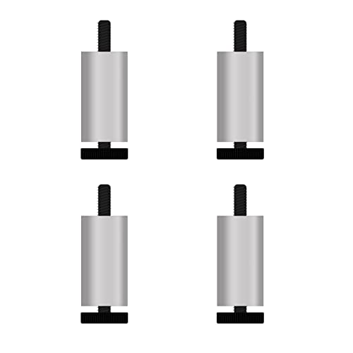 ALMLNLL Möbelbeine Metallmöbel-Stützbeine, höhenverstellbar, M8-Schraube, verstellbare Möbel-Ersatzbeine for Schrank, Bett, Sofa, Schrank, Schreibtisch, kann 300 kg tragen von ALMLNLL