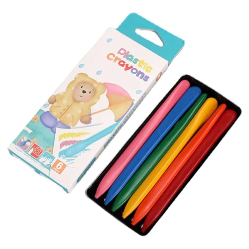 Buntstifte – Bio-Bleistift-Set für Kinder, waschbar, keine schmutzigen Hände, Malstifte, Öl-Pastellfarben, mehrfarbiges Buntstift-Set, Pastellstifte, Kunstzubehör für Kunstmalerei von ALWIDA