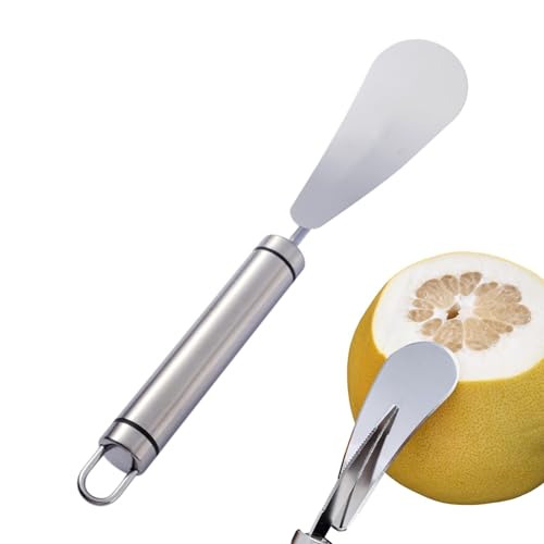 Orangenschäler, Obstschäler, Zitrusfruchtschäler, Edelstahl, tragbar, schnelles Schälen, Gadget, Handfruchtschäler für Küche, Reisen, Orange, Grapefruit, Camping von ALWIDA