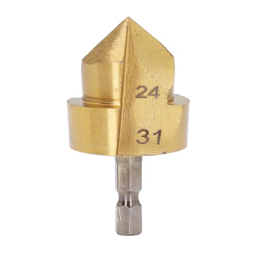 Professionelles Countersink Drill Bit, 32 Hex Shank für PPR Wasserrohr, 24 31 mm Klingendurchmesser, Präzision und Robust von AMAKO