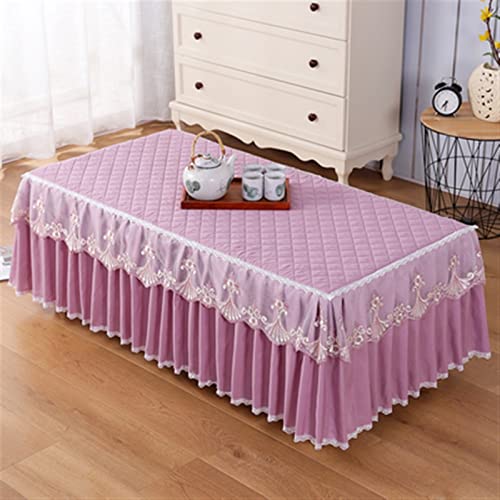 AMAXRcsy Tischdecken Tischdecke Einfach Stilvoll Rechteckig Esszimmer Kaffeetisch Tischdecke Tuch Wohnzimmer Europäischer Stil Staub (Farbe: D Größe 90x160x40cm) (q von AMAXRcsy