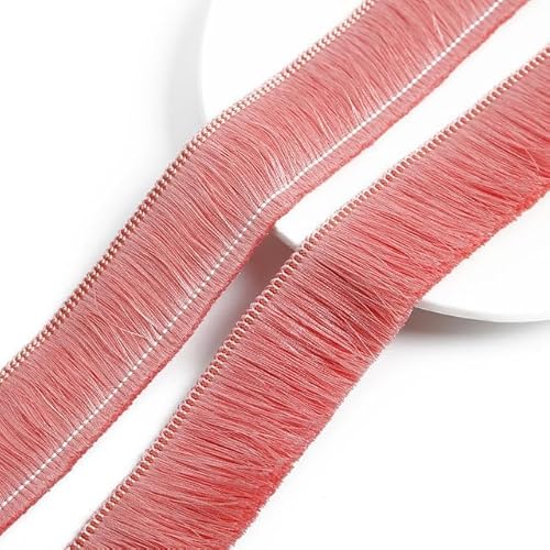 Seidenband zum Basteln, 1 m, dicke Quastenborte, 3 cm, Polyester, für Vorhänge, Kissen, Ohrringe, Taschen, Dekoration, Spitzenfransen, Netzbesatz, Stoff zum Nähen (Farbe: 24) (15 Einheitsgröße) von AMAXRcsy