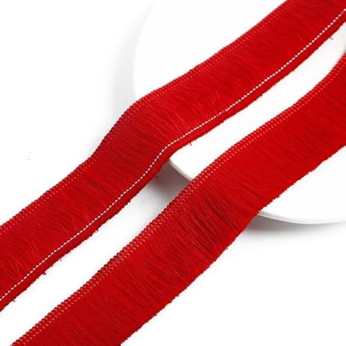 Seidenband zum Basteln, 1 m, dicke Quastenborte, 3 cm, Polyester, für Vorhänge, Kissen, Ohrringe, Taschen, Dekoration, Spitzenfransen, Netzbesatz, Stoff zum Nähen (Farbe: 24) (24, Einheitsgröße) von AMAXRcsy