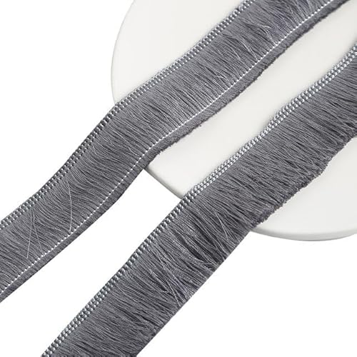 Seidenband zum Basteln, 1 m, dicke Quastenborte, 3 cm, Polyester, für Vorhänge, Kissen, Ohrringe, Taschen, Dekoration, Spitzenfransen, Netzbesatz, Stoff zum Nähen (Farbe: 24) (8 Einheitsgröße) von AMAXRcsy