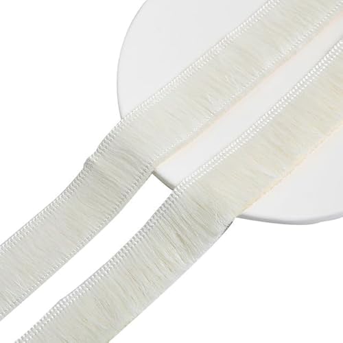 Seidenband zum Basteln, 1 m, dicke Quastenborte, 3 cm, Polyester, für Vorhänge, Kissen, Ohrringe, Taschen, Dekoration, Spitzenfransen, Netzbesatz, Stoff zum Nähen (Farbe: 24) (9, Einheitsgröße) von AMAXRcsy