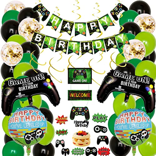 Spiel Happy Birthday Ballon Set Latex Ballons Party Dekoration Kit von AMAZOC