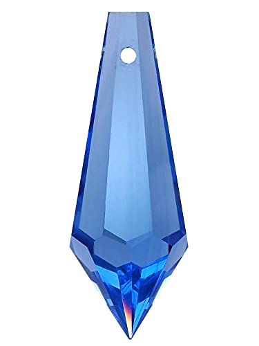 Kristall Wiener Pendel 38mm Saphier ~ Blau K9 ~ Feng Shui Suncatcher von AMBROS - Kristall