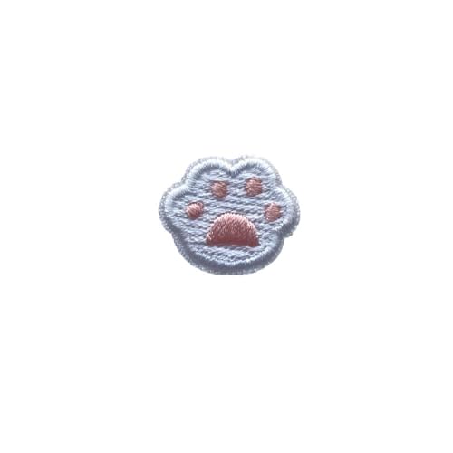 AMEEDA Applikation Gestickten Aufnäher ​ 10 Stück kleine Katzenkrallen-Patches, bestickte Aufkleber, for Aufkleben, for Kleidung, Applikationen, DIY-Kleidungszubehör, 1,9 cm x 2,2 cm(White Claw) von AMEEDA