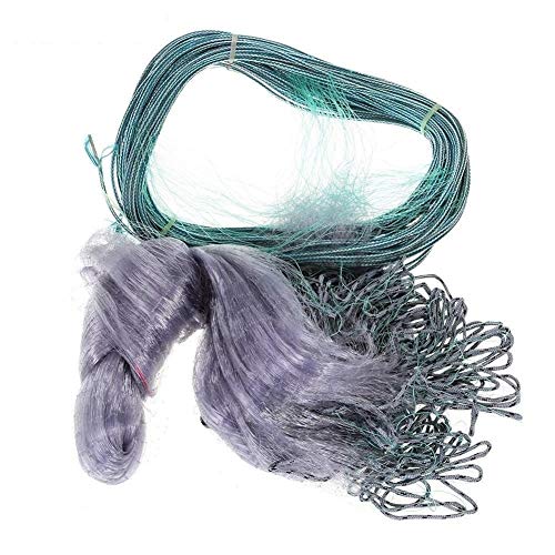 AMEEDA Fischnetz Monofilament 20/30/40/50 / 60mm Fischnetz 1.8 * 30mMesh Loch Single Layer Fischen Gill Net Gill Net 5 Typ Loch (Color : 60mm Mesh Hole) von AMEEDA