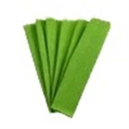AMEEDA Krepppapier Bunt 10/25/50 cm x 250 cm farbige Krepppapierrolle, Origami-zerknittertes Papier, DIY, künstliche Blumen, Dekoration, Geschenkverpackung, Sammelalbum(Green,25x250cm-1pcs) von AMEEDA
