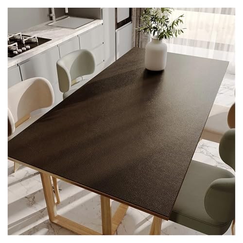 AMEEDA Kunstleder Tischdecke Esstischmatten, PVC, wasserdicht, ölbeständig, wärmeisolierend, weiche Matte, einfarbig, for Schreibtisch, TV-Schrank, Couchtischmatten(YO1224-ZD,40x120cm) von AMEEDA