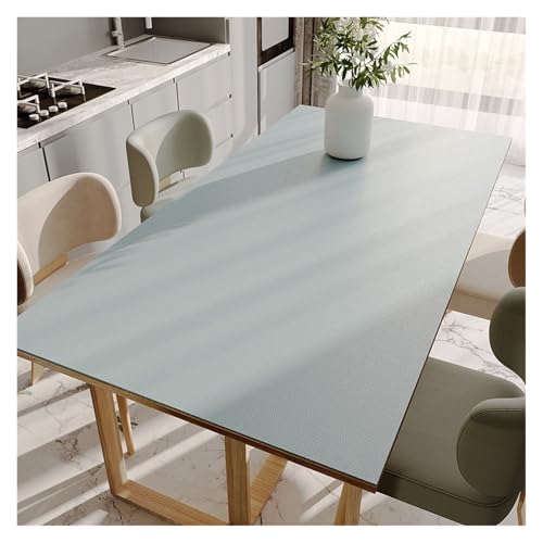 AMEEDA Kunstleder Tischdecke Esstischmatten, PVC, wasserdicht, ölbeständig, wärmeisolierend, weiche Matte, einfarbig, for Schreibtisch, TV-Schrank, Couchtischmatten(YO1228-ZD,100x200cm) von AMEEDA