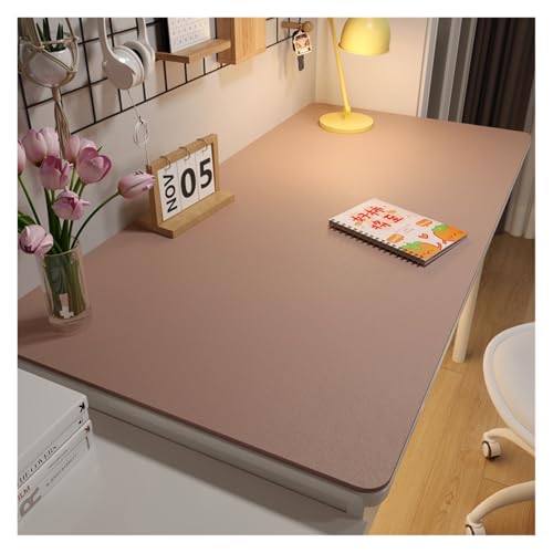 AMEEDA Kunstleder Tischdecke Ledertischdecke for zu Hause, leicht zu reinigender Tischschutz, wasserdichter Teeuntersetzer, große Schreibtischunterlage(Pink,40 * 60cm) von AMEEDA