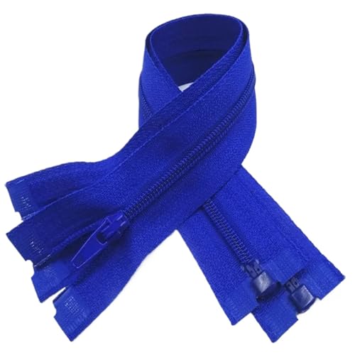 AMENGJ Zips for Sewing 5 Stück 3# Nylon-Reißverschluss mit offenem Ende, 20–60 cm, geeignet for den Nähprozess von Kleidungsstücken (20 Farben).(Dark Blue,30CM_5PCS) von AMENGJ