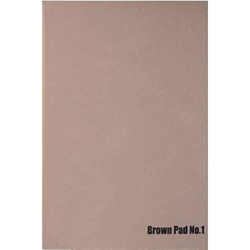 182112 - Hellbraunes Kraftpapier - Der Braune Block -"Brown Pad" No.1 - DIN A2-50 Blatt - 90 g/m² von AMI