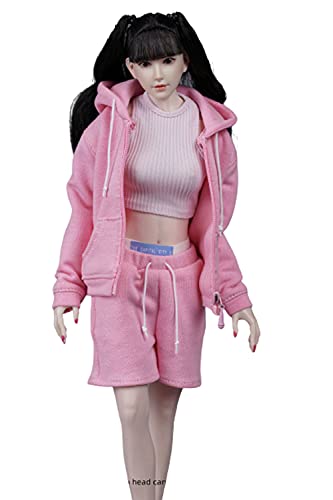 AMITD SA Toys SA023 1/6 Scale Cool Street Fashion Sport Style Hooded Sweater Vest Short Three-Piece Suit for 12 inch phicen Sexy Women Body Doll collectable Action Figure C AMITD SA Toys SA023 1/6 Scale Cool Street Fashion Sport Style Hooded Sweater Vest Short Three-Piece Suit for 12 inch phicen Sexy Women Body Doll collectable Action Figure C von AMITD