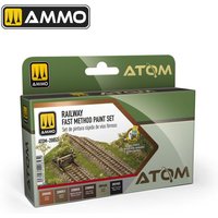 ATOM - Railway Fast Method Paint Set von AMMO by MIG Jimenez