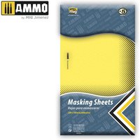 Masking Sheets (x5 sheets, 280mm x 195mm, adhesive) von AMMO by MIG Jimenez