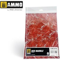 Red Marble. Sheet of Marble - 2 pcs von AMMO by MIG Jimenez