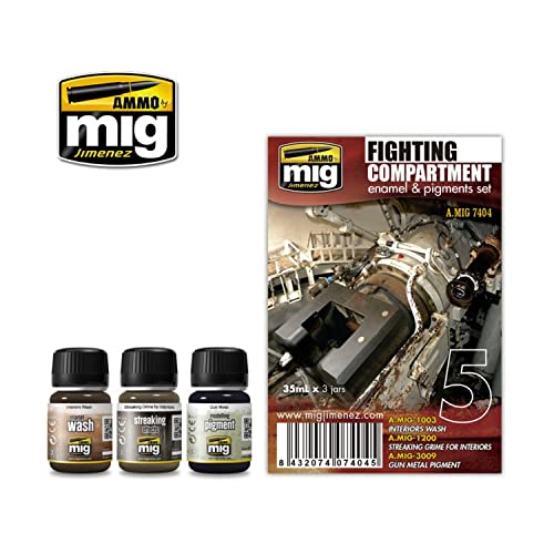 AMMO MIG-7404 Fight Compartment Set, Multicolour von Mig Jimenez