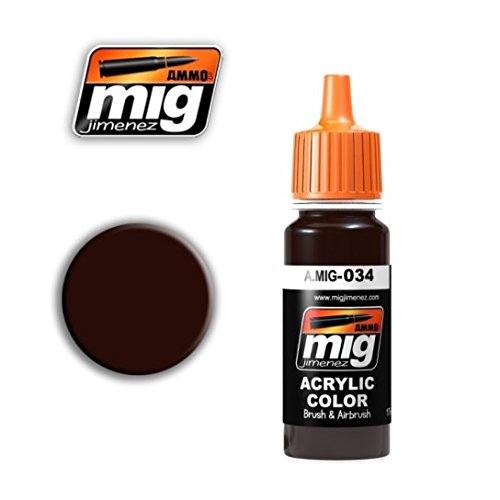 Mig Jimenez A.MIG-0034 Ammo Rust Tracks Acrylfarbe, 17 ml, Mehrfarbig von Mig Jimenez