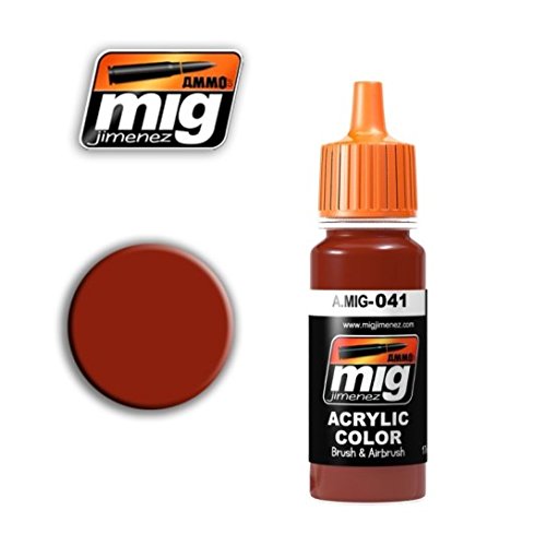 Mig Jimenez A.MIG-0041 Ammo Dark Rust Acrylfarben (17 ml), Mehrfarbig von Mig Jimenez