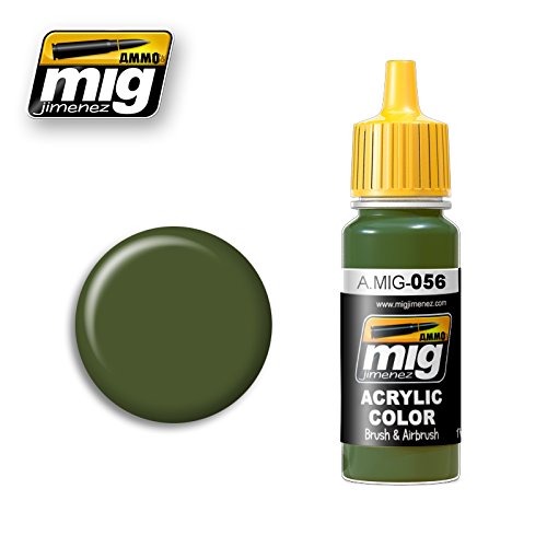 AMMO A.MIG-0056 Green Khaki Acrylfarben (17 ml), Mehrfarbig von Mig Jimenez
