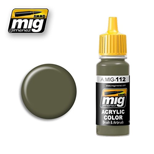 AMMO A.MIG-0112 SCC 15 (British 1944-45 Olive Drab) Acrylfarbe, 17 ml, Mehrfarbig von Mig Jimenez