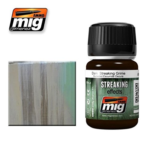 Ammo MIG-1206 Emaille Dark Streaking Grime, Mehrfarbig von Mig Jimenez