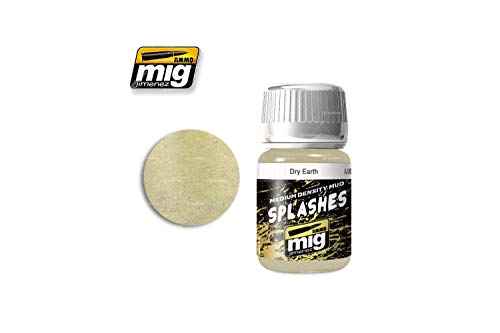 Mig Jimenez A.MIG-1750 Ammo Enamel Splashe Dry Earth Medium Mud Texture, Mehrfarbig von Mig Jimenez