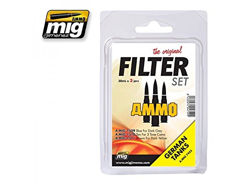 Mig Jimenez Ammo_A.MIG-7453 Munitionsfilter-Set für deutsche Tanks, mehrfarbig von Mig Jimenez