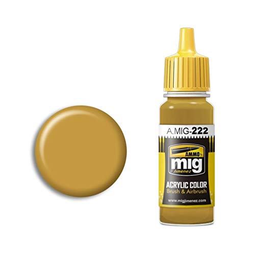 AMMO MIG-0222 Rlm 79 Sandgelb Acrylfarben (17 ml), Mehrfarbig von Mig Jimenez