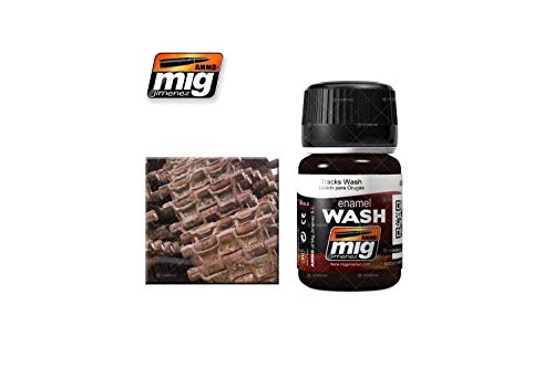 Ammo MIG-1002 Emaille (35 ml) Tracks Wash, Mehrfarbig von Mig Jimenez