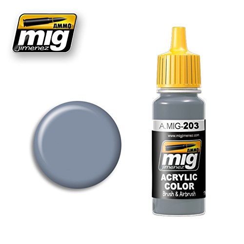 Ammo MIG-0203 Fs 36375 Light Compass Ghost Gray Acrylfarben (17 ml), mehrfarbig von Mig Jimenez