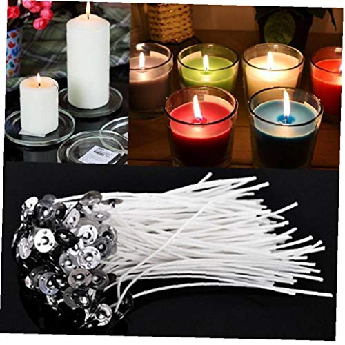 AMOYER 30pcs / Set Baumwolle Kerze Wicks Candle Wick Pre Gewachste Kerzendocht mit Baumwolle Coreless Kerze Wicks Baumwolle Herstellungsmaterial 100mm von AMOYER