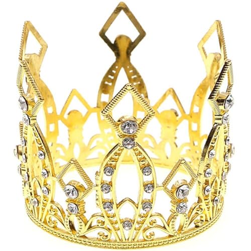 Krone Kuchen Topper Vintage Tiara Kuchen Ornamente Krone Kuchen Dekorationen Für Hochzeit Geburtstag Baby Dusche Königin Prinzessin Party von AMOYER