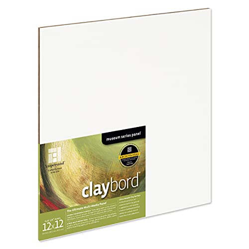 Ampersand Art Supply Holz-Malplatte: Museum Series Claybord, 30,5 x 30,5 cm, flaches Profil Ampersand Art Supply Holz-Malplatte: Museum Series Claybord, 30,5 x 30,5 cm, flaches Profil von AMPERSAND ART SUPPLY