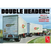 Double Header Tandem Van Trailer von AMT/MPC